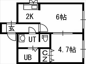 コアパレット 102 ｜ 北海道札幌市北区麻生町1丁目2-41（賃貸マンション1DK・1階・26.72㎡） その2