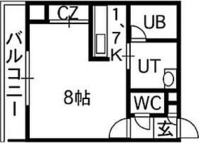 ラッフィナート 403 ｜ 北海道札幌市白石区菊水一条1丁目2-24（賃貸マンション1K・4階・25.18㎡） その2