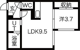 KOTONI GROOVE 303 ｜ 北海道札幌市西区二十四軒四条4丁目1-10（賃貸マンション1LDK・3階・32.54㎡） その1