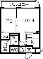 ゼスティ東札幌アネックス 406 ｜ 北海道札幌市白石区東札幌四条2丁目4-18（賃貸マンション1LDK・4階・32.12㎡） その2