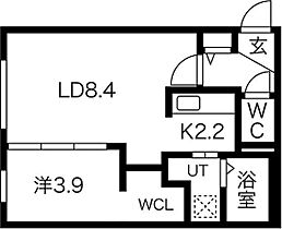 Porte-bonheur　Fukuzumi(ポルトボヌールフクズミ) 202 ｜ 北海道札幌市豊平区西岡五条2丁目8-7（賃貸マンション1LDK・2階・35.19㎡） その2