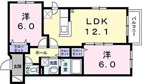 ソレイユ西町B 401 ｜ 北海道札幌市西区西町南7丁目3-1（賃貸マンション2LDK・4階・55.01㎡） その2