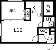 ハルトラーテ菊水 403 ｜ 北海道札幌市白石区菊水一条3丁目3-25（賃貸マンション1LDK・4階・32.00㎡） その1