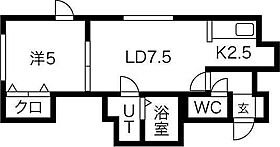 Sriva北円山 302 ｜ 北海道札幌市中央区北九条西20丁目1-25（賃貸アパート1LDK・3階・32.00㎡） その2