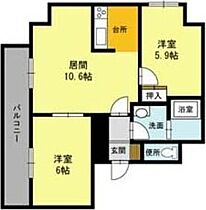 カインドK 803 ｜ 北海道札幌市中央区北七条西17丁目7-11（賃貸マンション2LDK・8階・53.03㎡） その2