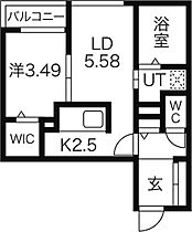 AZURE24(アジュール) 202 ｜ 北海道札幌市西区二十四軒四条5丁目5-1（賃貸マンション1LDK・2階・30.23㎡） その2