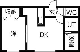 Cube美園6・8 202 ｜ 北海道札幌市豊平区美園六条8丁目1-8（賃貸マンション1LDK・2階・30.40㎡） その2