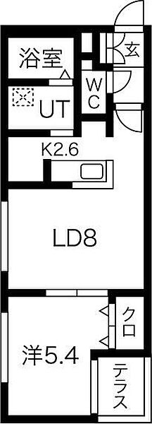 cityresidence南8条 102｜北海道札幌市中央区南八条西12丁目(賃貸マンション1LDK・1階・36.76㎡)の写真 その3