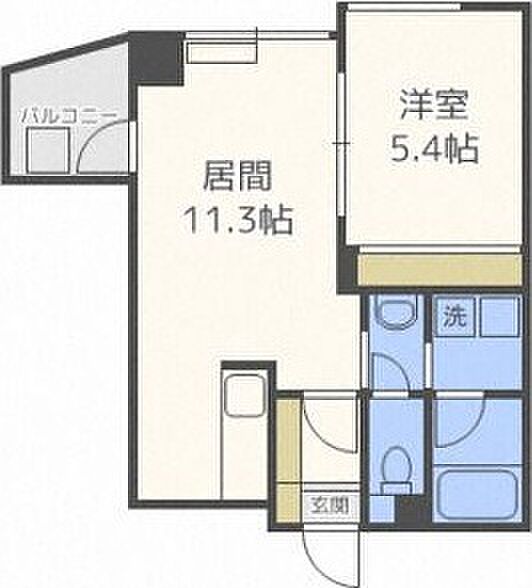 Samty学園前 202｜北海道札幌市豊平区旭町5丁目(賃貸マンション1LDK・2階・40.00㎡)の写真 その3