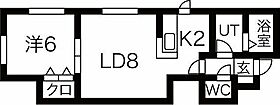 レストヒルズ白石駅 B棟 302 ｜ 北海道札幌市白石区南郷通2丁目南南4-6（賃貸アパート1LDK・3階・36.55㎡） その2