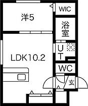 スカイ　グロウ 405 ｜ 北海道札幌市西区発寒六条9丁目3-18（賃貸マンション1LDK・4階・36.08㎡） その2