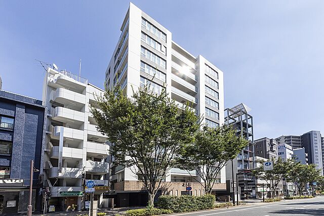 外観 東中野駅2分「オーベルアーバンツ東中野」 8階/-