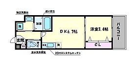 NU北田辺（ヌーキタタナベ）  ｜ 大阪府大阪市東住吉区駒川1丁目（賃貸マンション1DK・4階・26.23㎡） その2