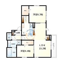 スペチアーレ南住吉3丁目  ｜ 大阪府大阪市住吉区南住吉3丁目（賃貸アパート2LDK・3階・61.78㎡） その2