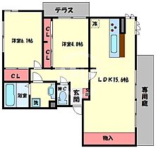 CIELO AZUL  ｜ 大阪府大阪市阿倍野区天王寺町南2丁目（賃貸アパート2LDK・1階・65.90㎡） その2