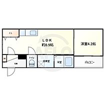 F asecia stib（エフアセシアスティーブ）  ｜ 大阪府大阪市東住吉区照ケ丘矢田4丁目（賃貸アパート1LDK・3階・30.58㎡） その2