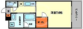 シティヒルズブライトIII  ｜ 大阪府大阪市阿倍野区阪南町7丁目（賃貸マンション1K・4階・25.32㎡） その2