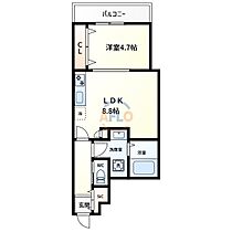 GARDENIA東住吉  ｜ 大阪府大阪市東住吉区矢田4丁目（賃貸アパート1LDK・2階・35.07㎡） その2