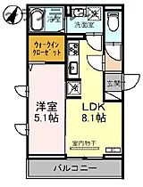 埼玉県所沢市上新井1丁目（賃貸アパート1LDK・3階・33.62㎡） その2