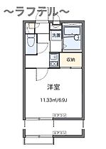 埼玉県所沢市上新井5丁目（賃貸アパート1K・2階・21.73㎡） その2