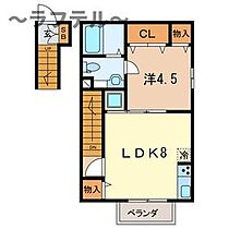 埼玉県所沢市けやき台1丁目37-2（賃貸アパート1LDK・2階・38.21㎡） その2