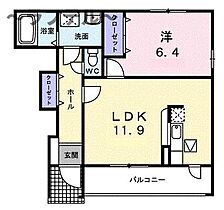 埼玉県所沢市大字荒幡（賃貸アパート1LDK・1階・45.12㎡） その2