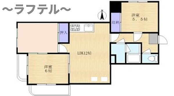 埼玉県所沢市美原町1丁目(賃貸マンション3LDK・3階・68.79㎡)の写真 その2