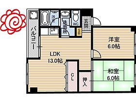 大阪府大阪市鶴見区諸口6丁目（賃貸マンション2LDK・3階・52.80㎡） その2