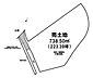 区画図：敷地面積220坪超！アパート用地に◎