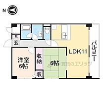 プリムローズタカダ 401 ｜ 奈良県大和高田市片塩町（賃貸マンション2LDK・4階・55.62㎡） その2