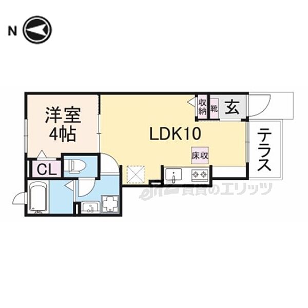 プラシード 103｜奈良県大和高田市大字市場(賃貸アパート1LDK・1階・32.44㎡)の写真 その2