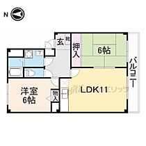 奈良県大和高田市東中1丁目（賃貸アパート2LDK・2階・54.49㎡） その2