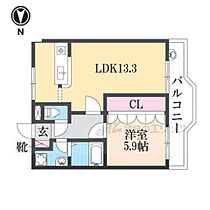 奈良県北葛城郡河合町池部3丁目（賃貸アパート1LDK・2階・44.50㎡） その1