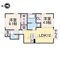 コスモス地黄 101 ｜ 奈良県橿原市地黄町（賃貸アパート2LDK・1階・55.27㎡） その2