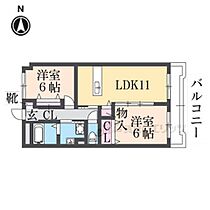 センチュリーアスカII 607 ｜ 奈良県生駒郡安堵町東安堵（賃貸マンション2LDK・6階・56.00㎡） その1