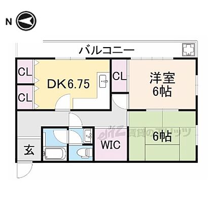 甲第ハイツ西本_間取り_0