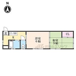 CanopusKashihara 2Kの間取図画像