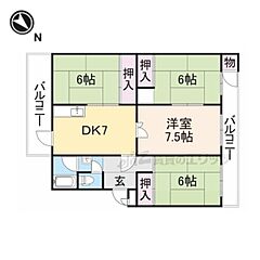 物件の間取り