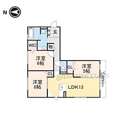 グランヴィラ 3LDKの間取図画像