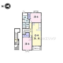 セレーノ 2LDKの間取図画像