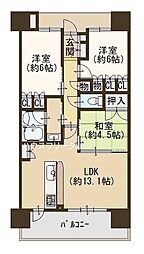 リビオ浅香駅前PRIDEMARKS 3LDKの間取図画像