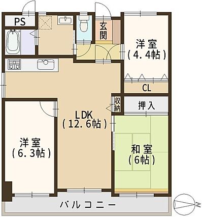 間取り図はこち...