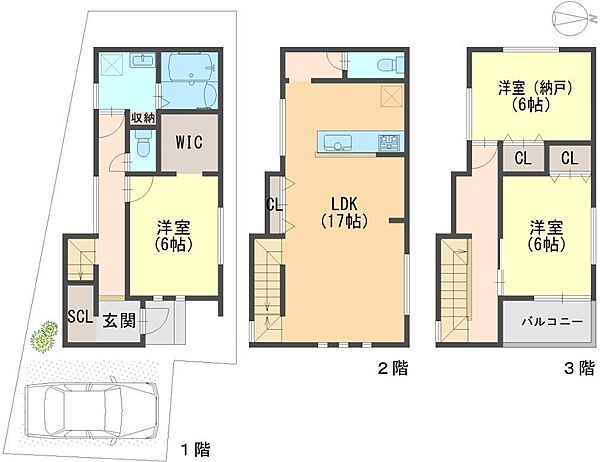 間取りを拡大表示