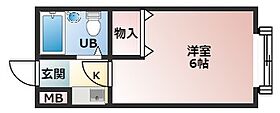 シティライフ柏原  ｜ 大阪府柏原市大県3丁目（賃貸マンション1K・2階・20.50㎡） その2