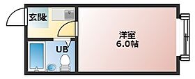 ロイヤル柏原  ｜ 大阪府柏原市大県3丁目（賃貸マンション1K・2階・20.50㎡） その2