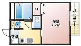 ヴィラ・ソレイユB棟  ｜ 大阪府羽曳野市南恵我之荘4丁目（賃貸アパート1K・2階・22.80㎡） その2