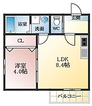 ALEGRIA道明寺  ｜ 大阪府藤井寺市道明寺5丁目（賃貸アパート1LDK・2階・30.56㎡） その2