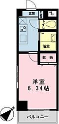 ファーストコーポラス15 1Kの間取図画像