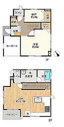 足立区花畑1丁目　中古戸建 1SLDKの間取り