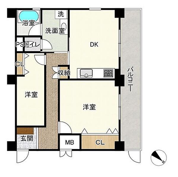 間取りを拡大表示